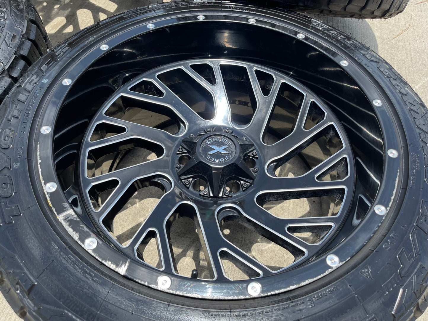 22x12 XTREME FORCE XF- 8 Chevy Silverado Ford F-150 RAM wheels rims 6x139 6x135