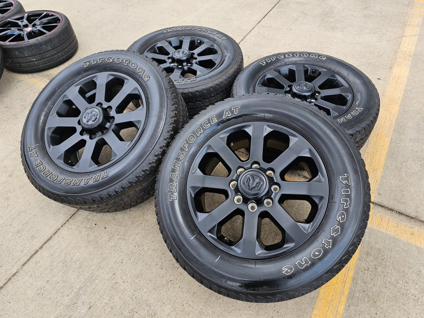20" Dodge Ram 2500 3500 LARAMIE OEM 2700 wheels rims tires FIRESTONE