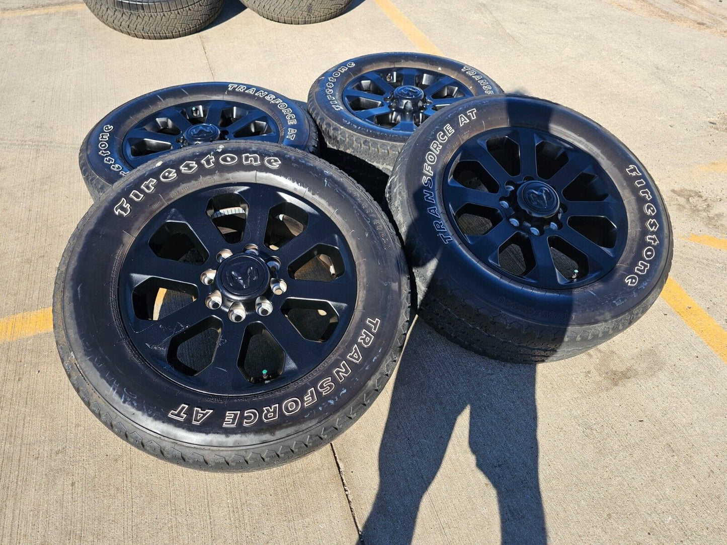 20" Dodge Ram 2500 3500 LARAMIE OEM 2700 wheels rims tires 2022 2023 2024 2025