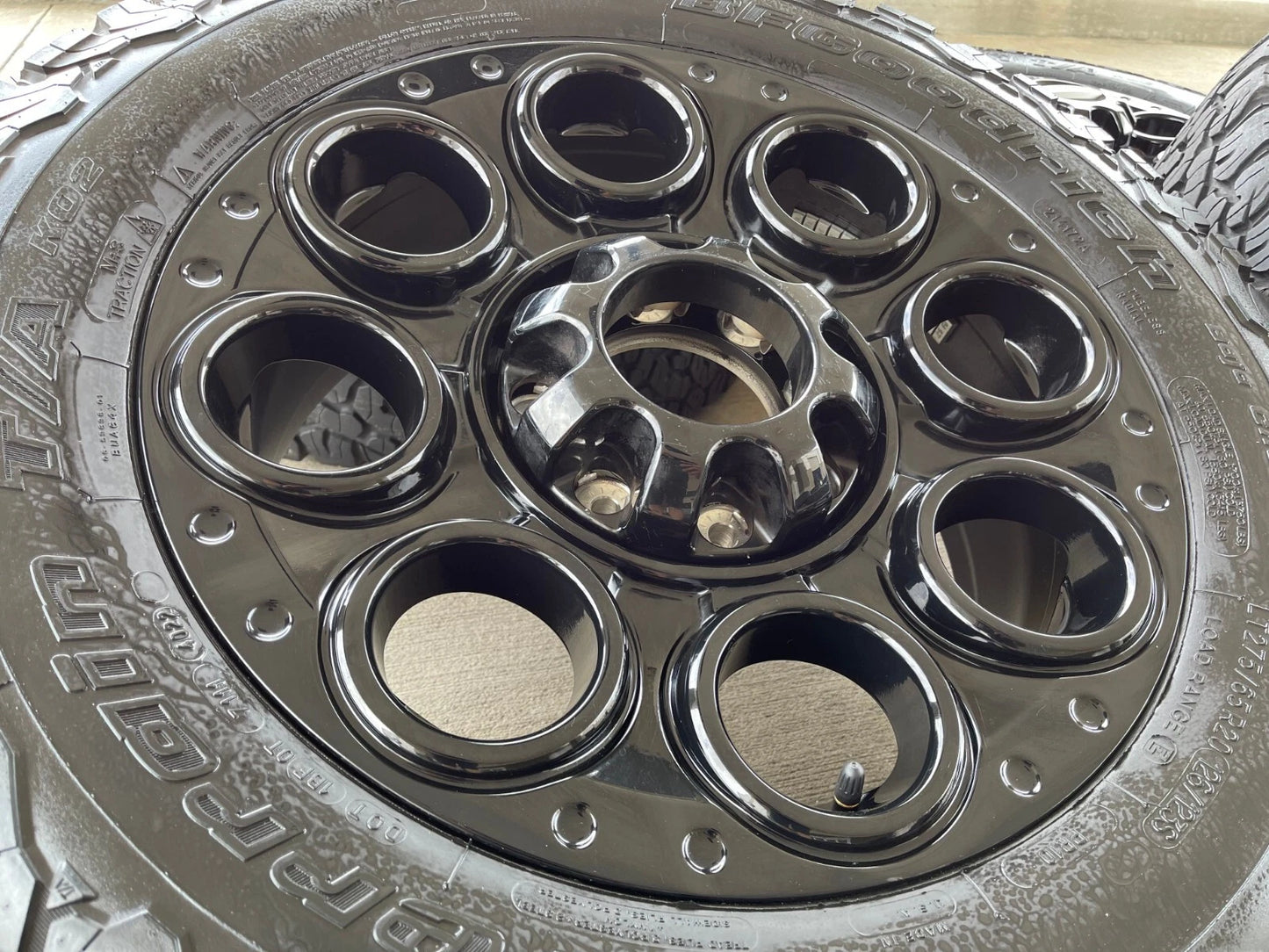 20" Ford F-250 F-350 OEM black TREMOR wheels rims 10299 10484 tires BFG