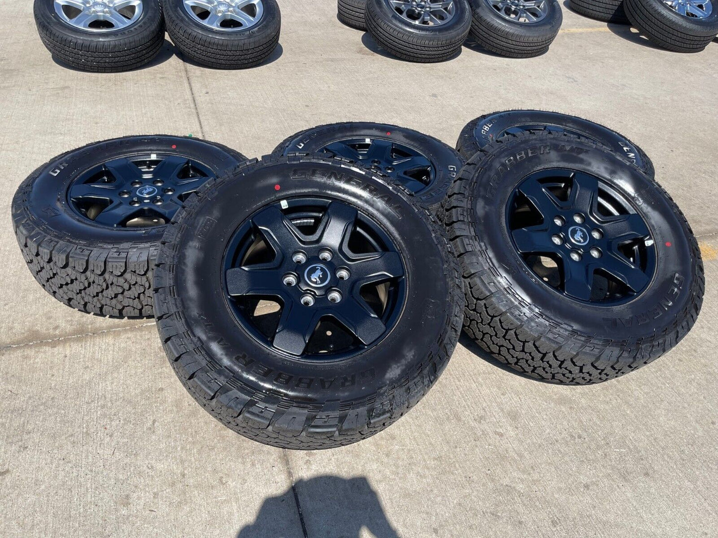 17" Ford Bronco wheels rims 95292 10383 SASQUATCH Ranger 2022 2023 2024 2025 NEW