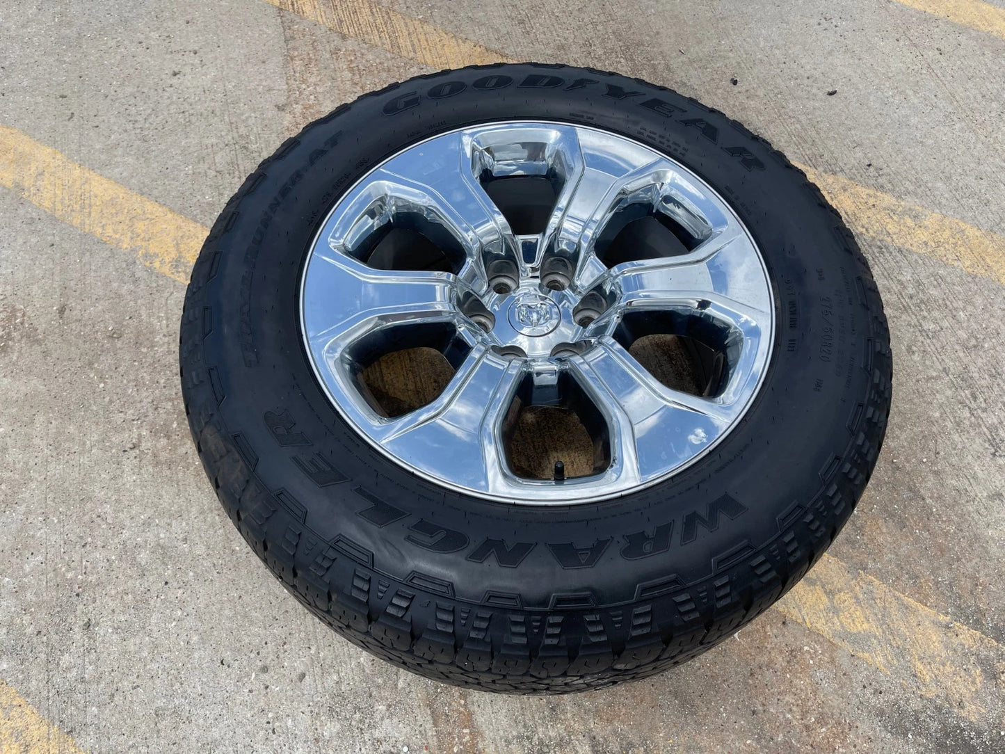 20" Dodge Ram 1500 OEM Laramie CHROME 2679 wheel rim tire 2022 2023 2024 2025