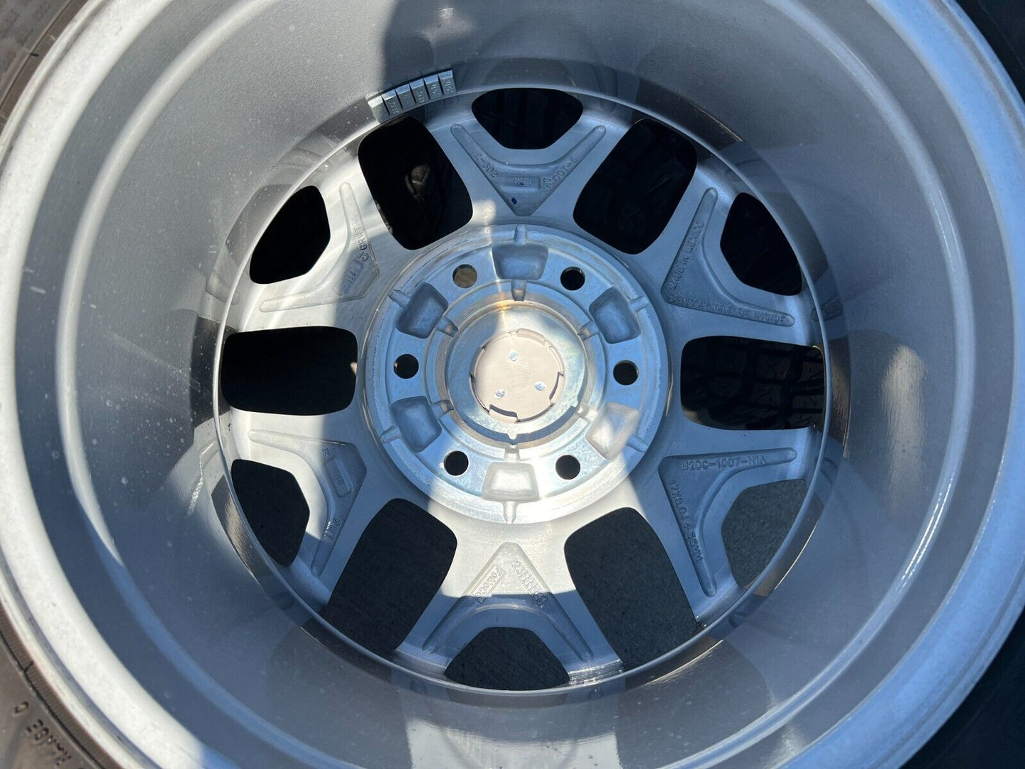 17" Ford Bronco Badlands wheels rims 95229 10387 Ranger 35" tires 2023 2024 2025