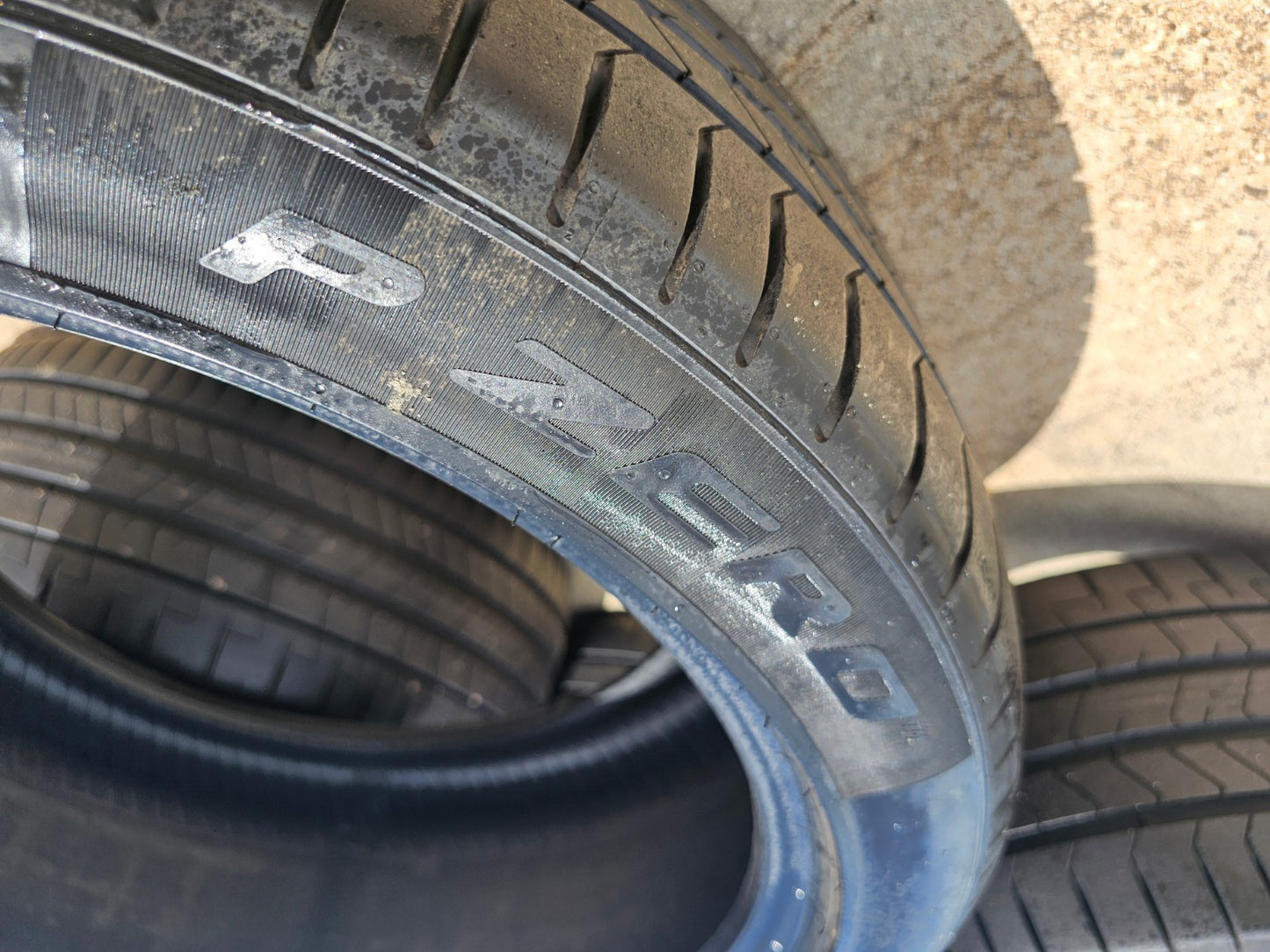 (2) 255/40/19 + (2) 275/40/19 Pirelli P Zero tires NEW take offs!