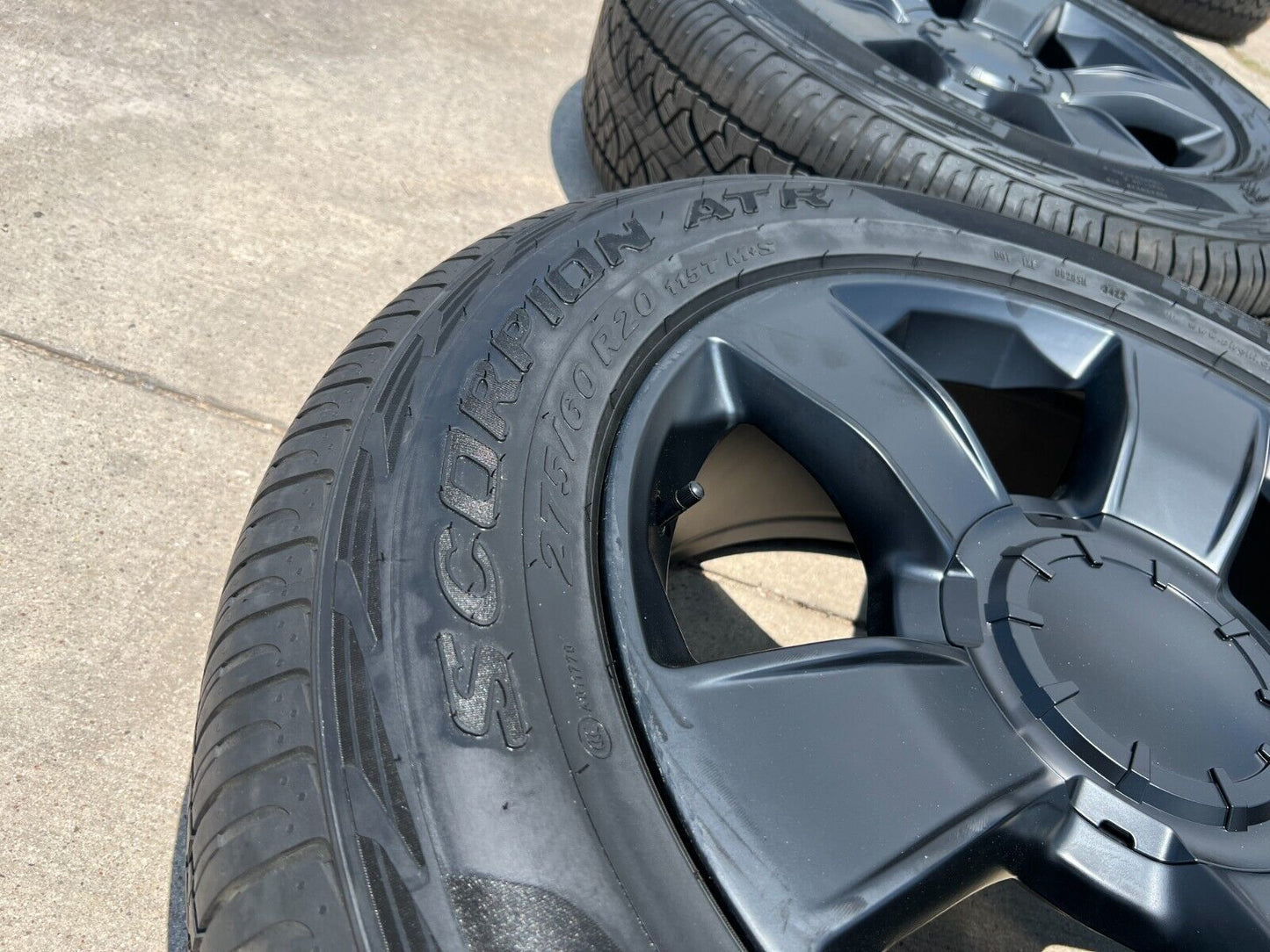 20" Chevy Silverado Tahoe OEM Replica wheels rims black 2017 2018 2019 2020 5651