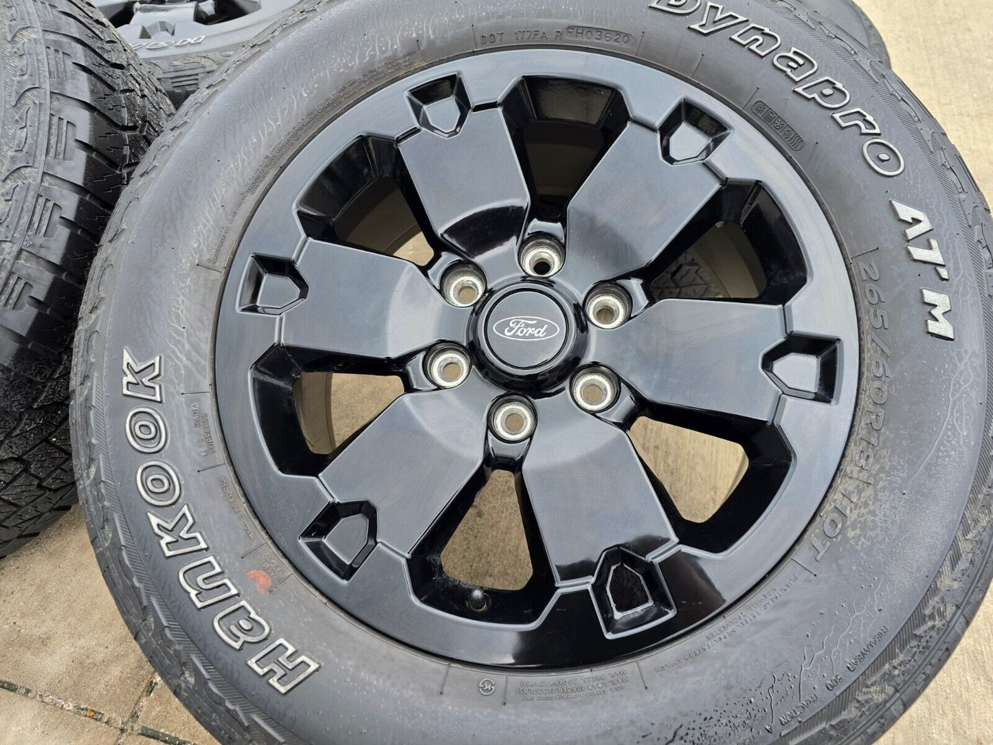 18" Ford Bronco BADLANDS OEM black wheels rims 10282 Ranger 2021 2022 2023 2024