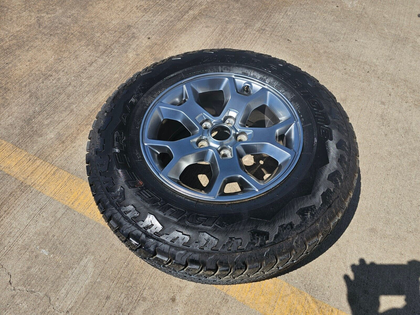 17" Jeep Wrangler Gladiator Rubicon OEM 9218 SPARE wheel rim 2020 2021 2022 2023