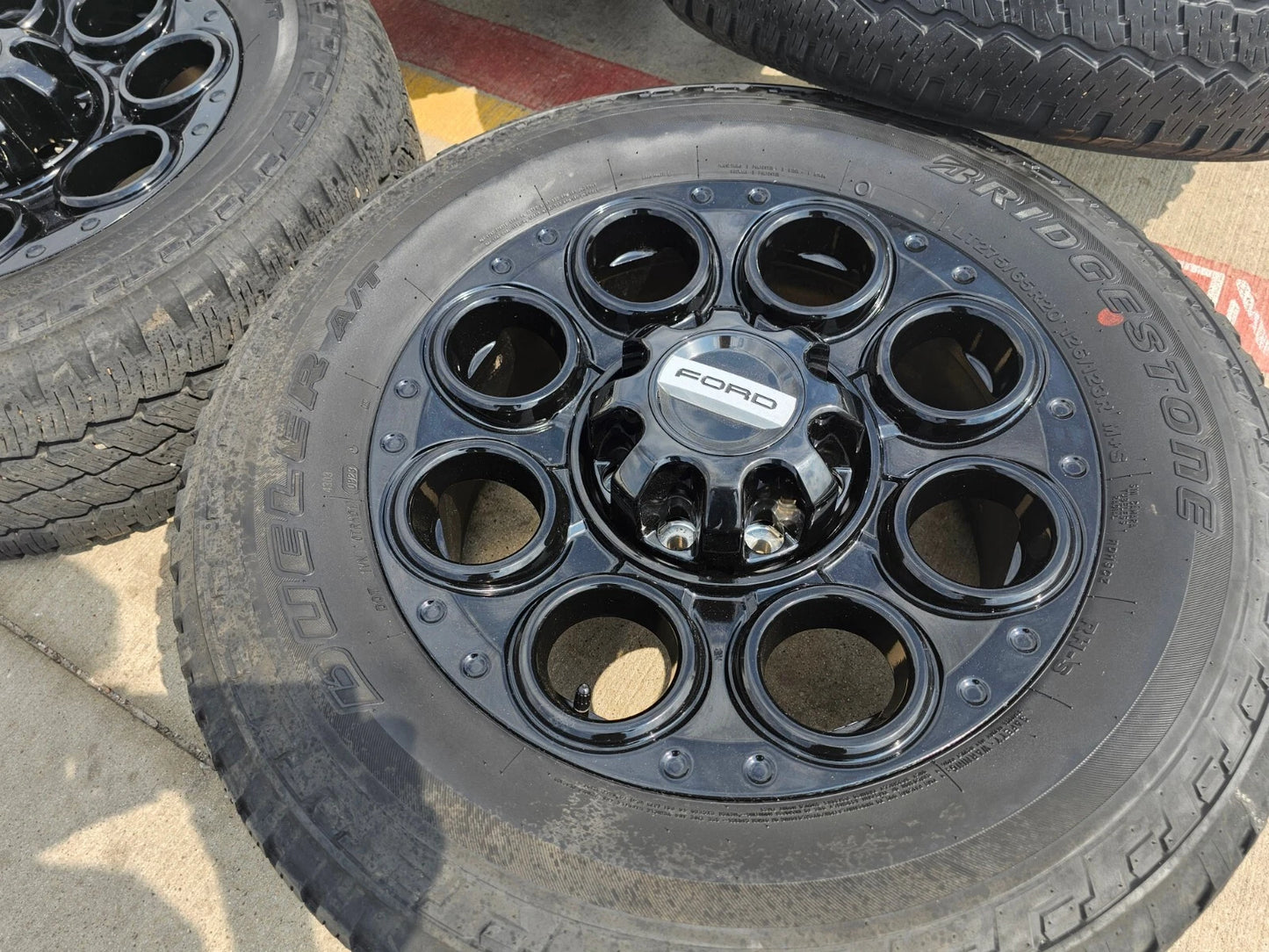 20" Ford F-250 F-350 OEM black TREMOR 10299 10484 wheels rims 2023 2024 2025