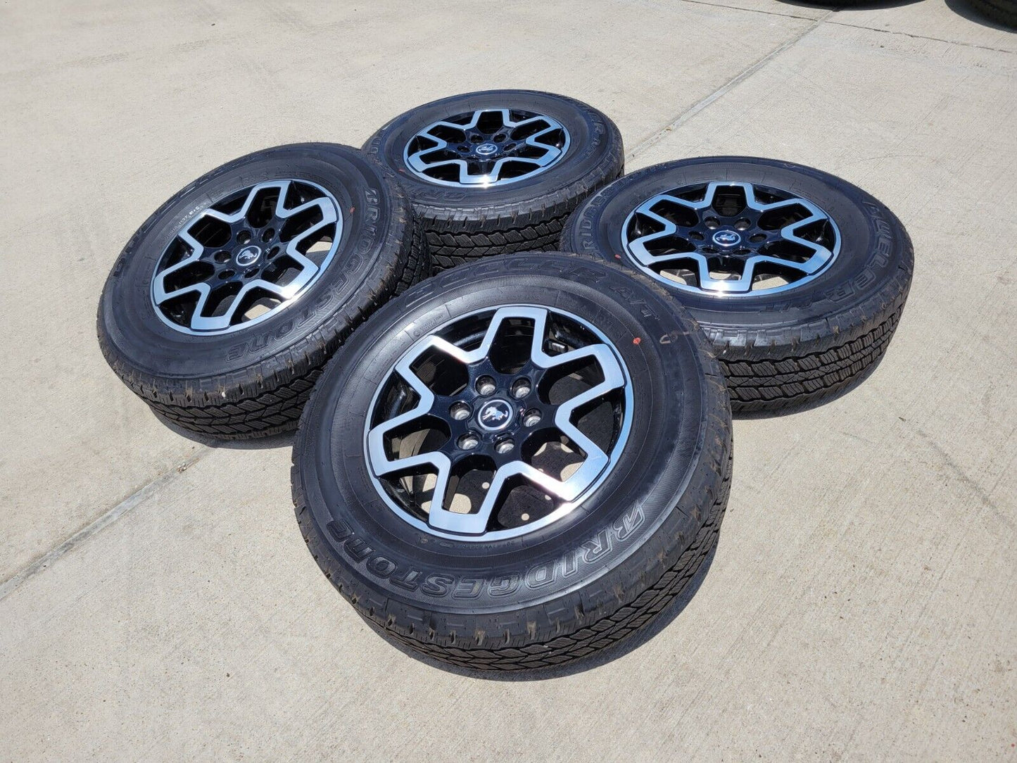 18" Ford Ranger Bronco wheels rims 95213 10389 black 2022 2023 2024 2025 NEW