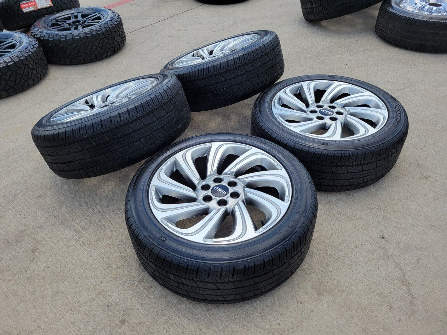 22" Lincoln Navigator OEM rims wheels tires RESERVE 10497 2023 2024 2025 NEW