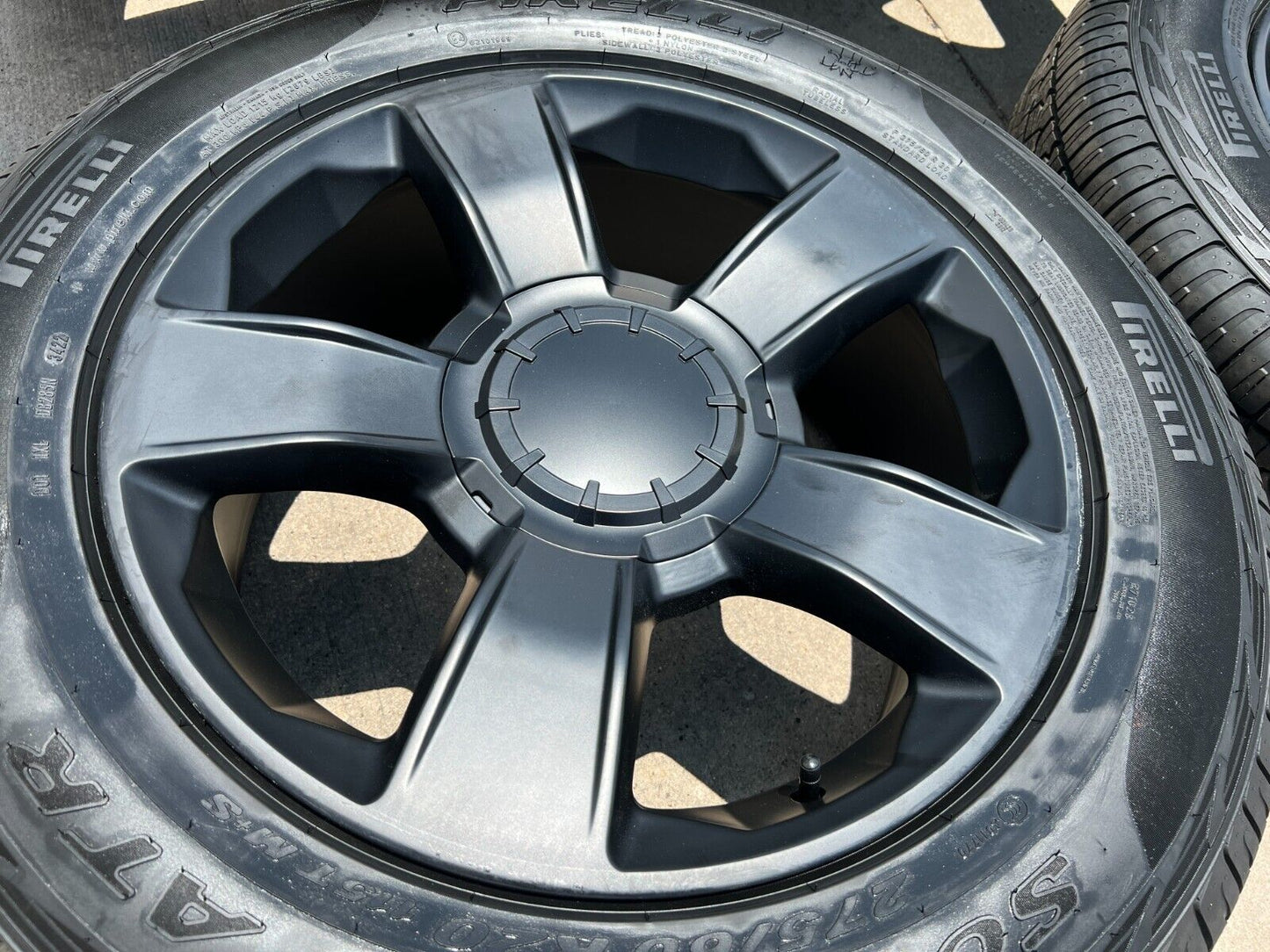 20" Chevy Silverado Tahoe OEM Replica wheels rims black 2017 2018 2019 2020 5651