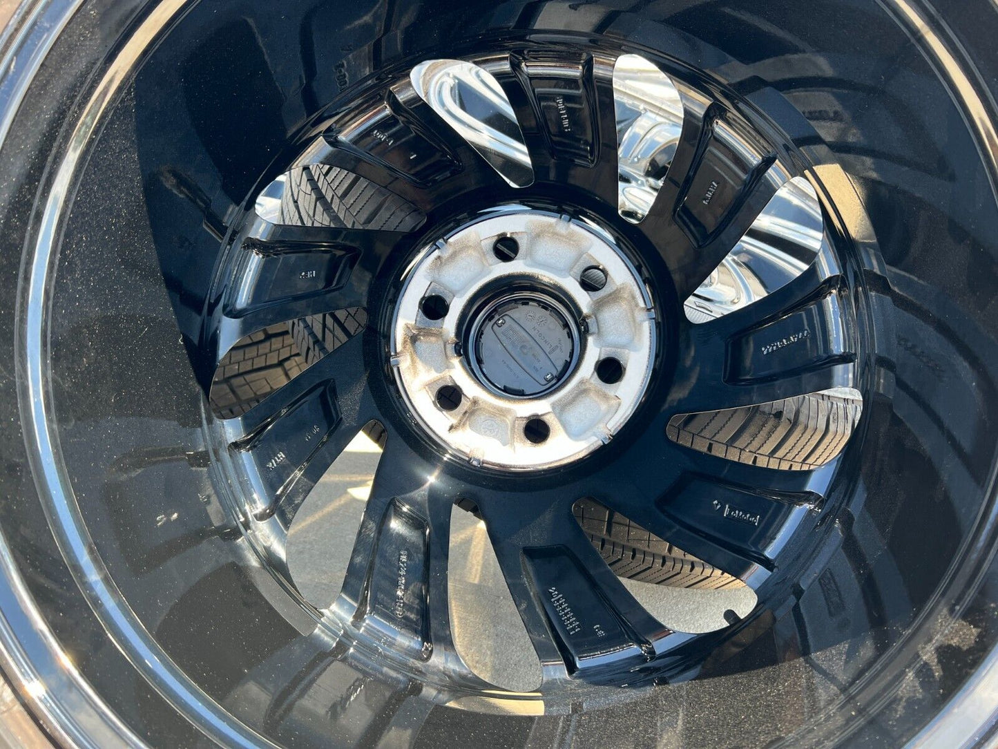22" Lincoln Navigator OEM rims wheels 10497 Black Label tires NEW