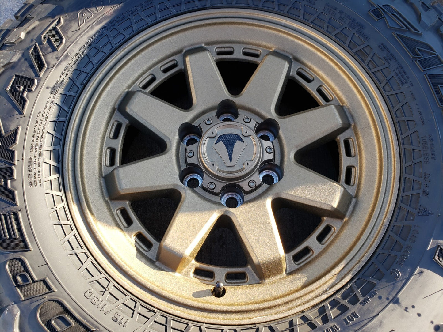 17" Toyota Tacoma 4Runner TRD OEM wheels rims FJ BRONZE tires 2022 2023 2024 33"