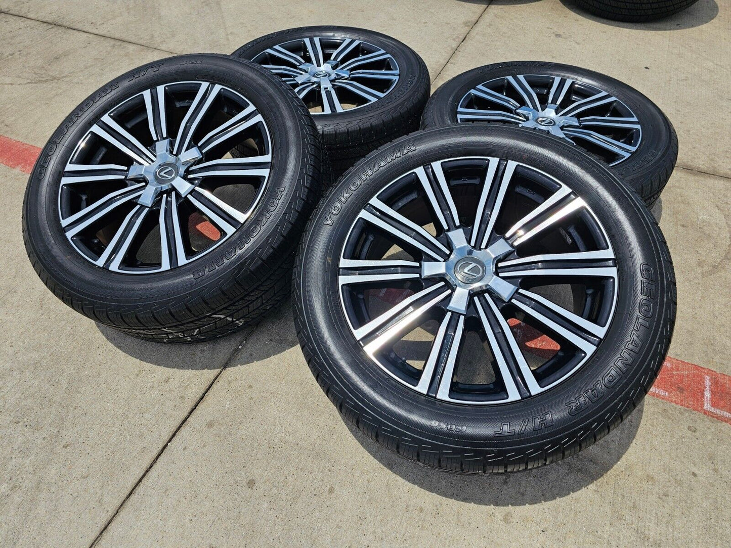 21" Lexus LX570 Toyota Land Cruiser OEM 74341 wheels rims tires 5x150