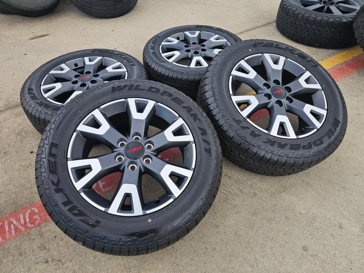 20" Toyota 4Runner TRD OEM gray wheels rims Tundra Sequoia 2025 2026 NEW A/T3