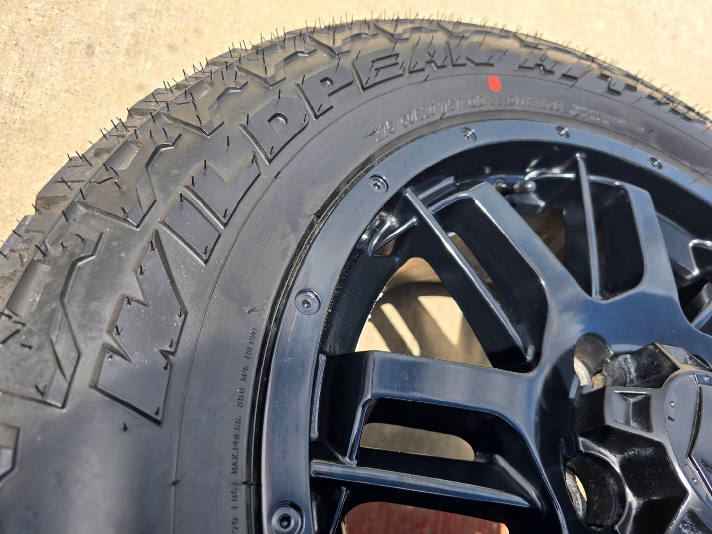 20" Toyota Tundra TSS TRD T Force OEM wheels rims 5x150 FALKEN WILDPEAK AT4