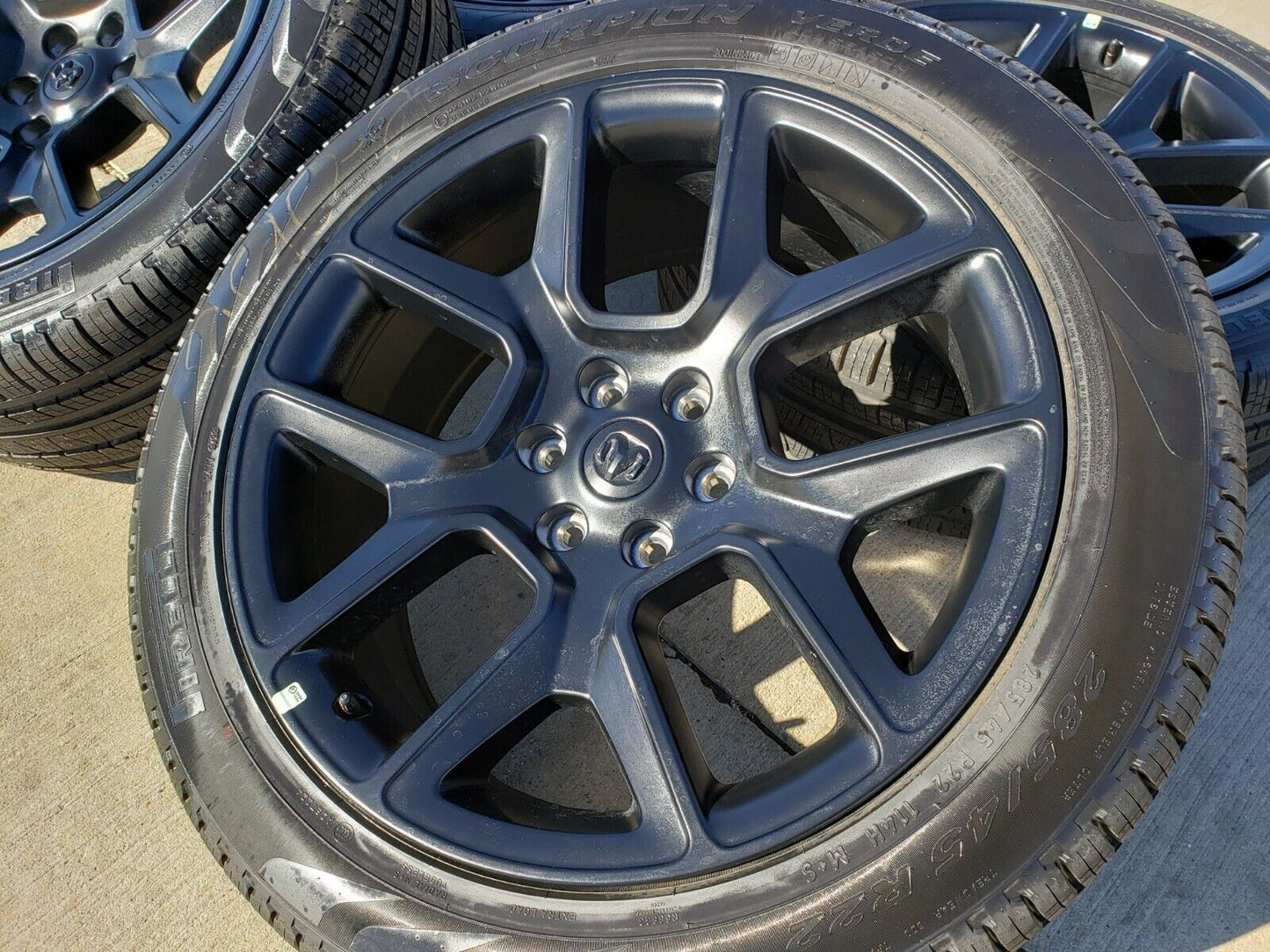 22" Dodge Ram 1500 OEM LIMITED Laramie 2684 2725 wheels rims 2023 2024 2025 NEW