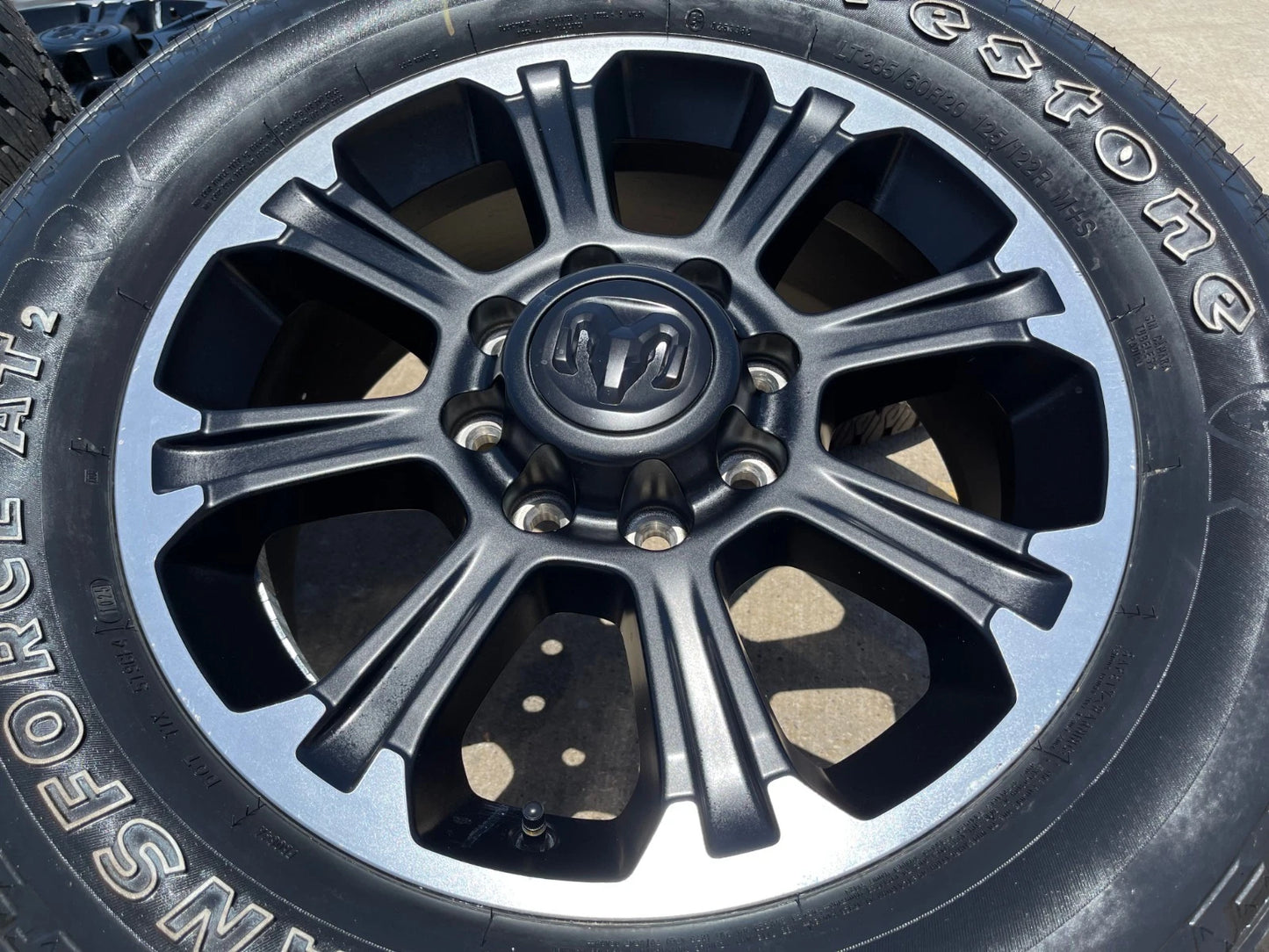 20" Dodge Ram 2500 3500 LARAMIE OEM wheels rims A/T tires 2025 2026 NEW