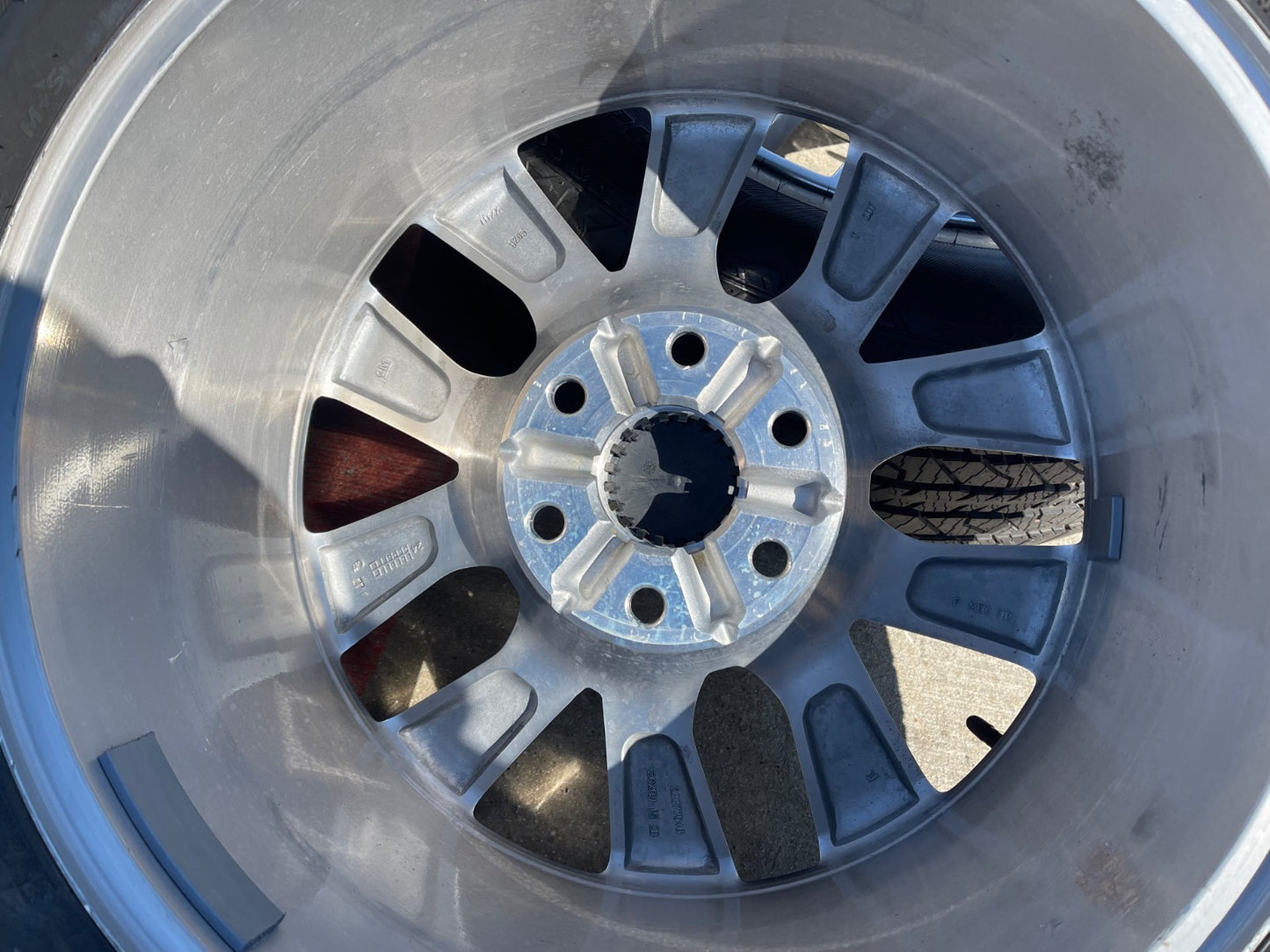 20" Chevy Tahoe Silverado LTZ 5920 OEM wheels rims Yukon HANKOOK A/T2 NEW