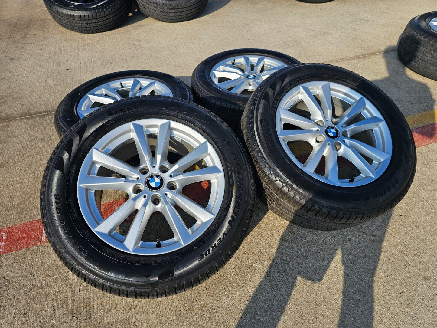 18" BMW OEM X5 Style 446 86042 wheels rims tires 2012 2013 2015 2016 2017 2018