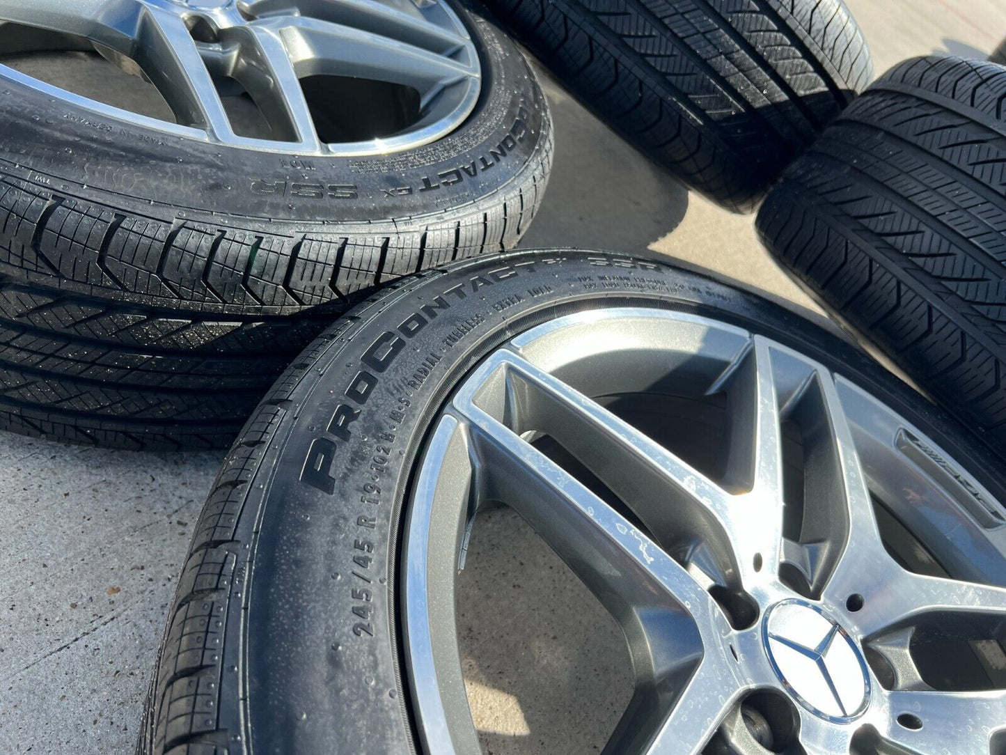 19" Mercedes S550 AMG S400 S600 OEM 85350 85348 tires 2020 2021 2022 2023 2024