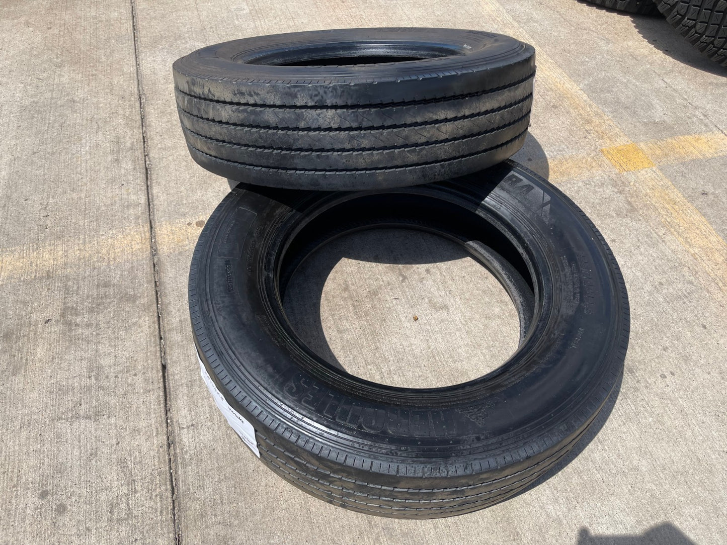 (1) 245/70/19.5 Hercules Strong Guard HR-A tire 128 245/70r19.5 LT 14 PLY