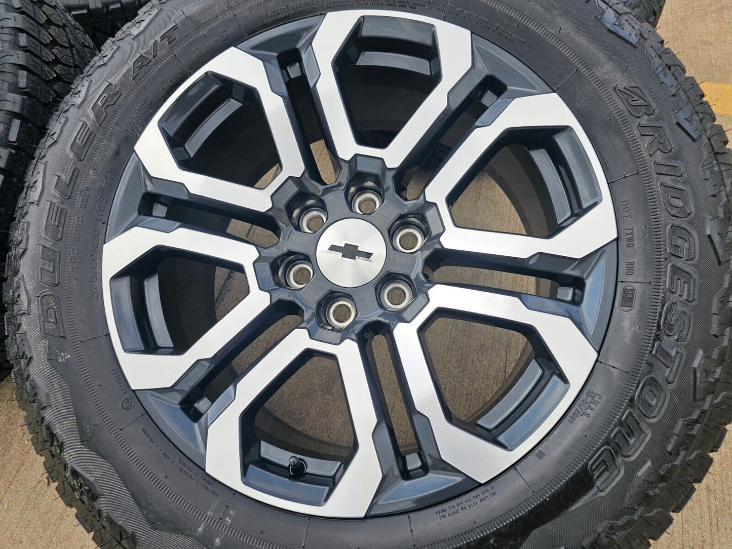 20" Chevy Silverado Tahoe OEM wheels rims GMC Sierra Canyon 95780 2024 2025 NEW