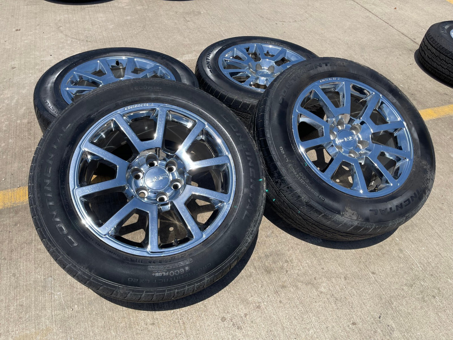 20" GMC Sierra Yukon DENALI OEM CHROME wheels rims 5644 tires