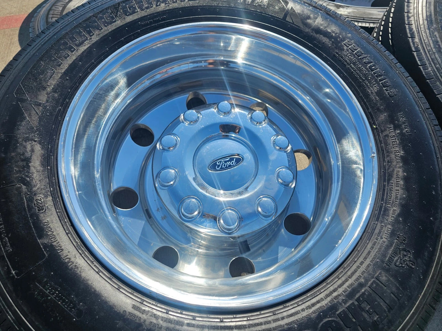 19.5" Ford F-450 Dually F-550 rims wheels RAM 4500 10x225 OEM tires HERCULES