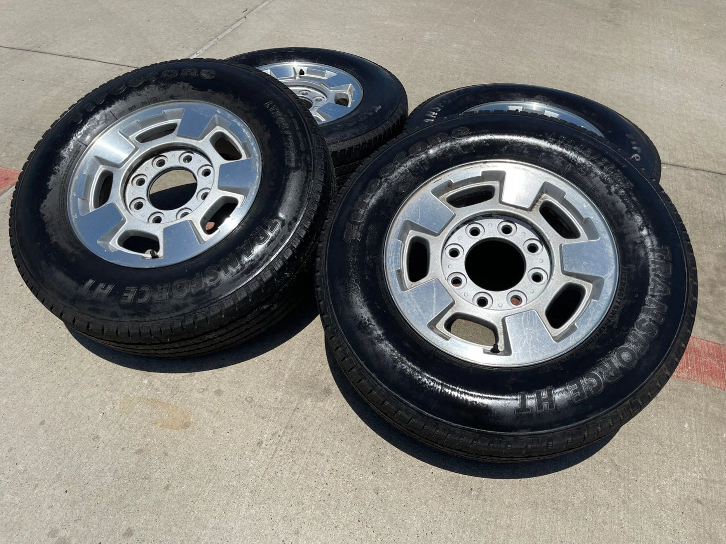 17" Chevy Silverado GMC Sierra 2500 3500 OEM 5500 wheels rims FIRESTONE