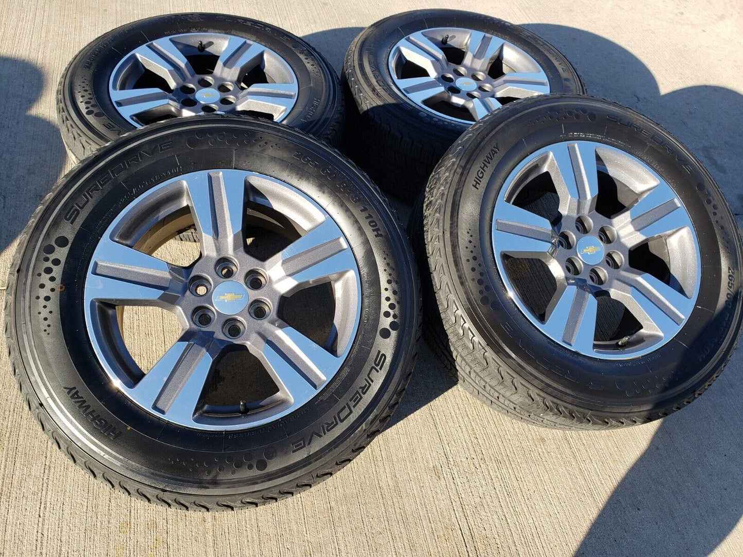 18" Chevy Colorado GMC Canyon OEM 5673 wheels rims 2017 2018 2019 2020 2021 2022