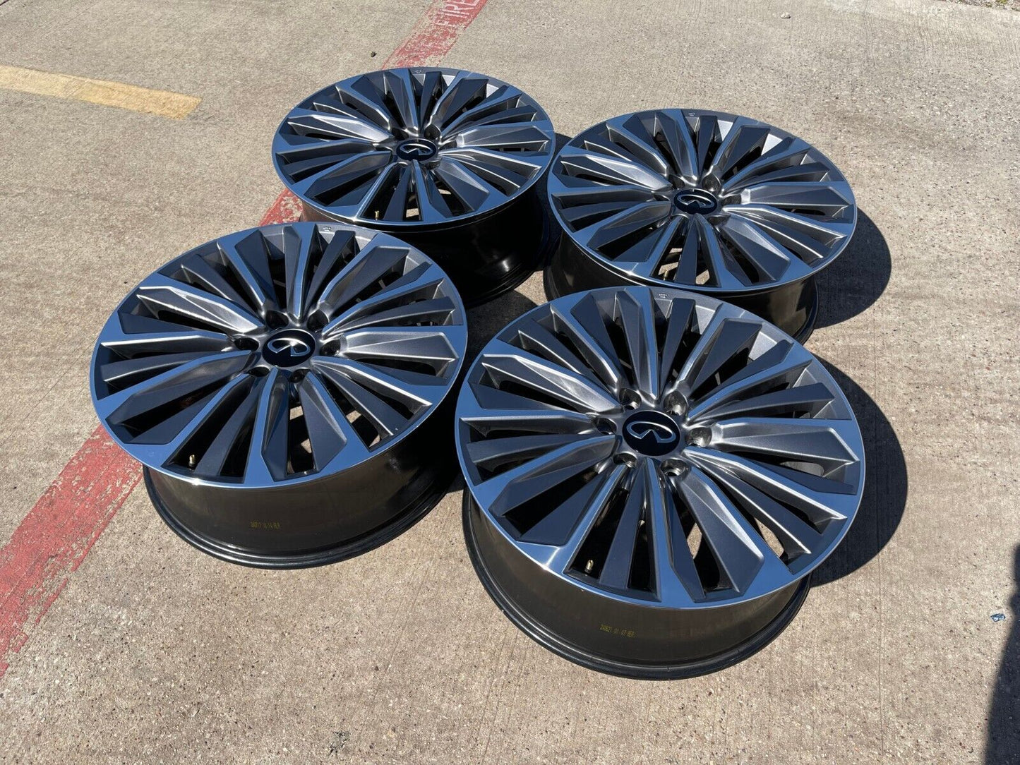 22" Infiniti QX80 QX56 Nissan Titan Armada OEM wheels rims 2024 2025 NEW