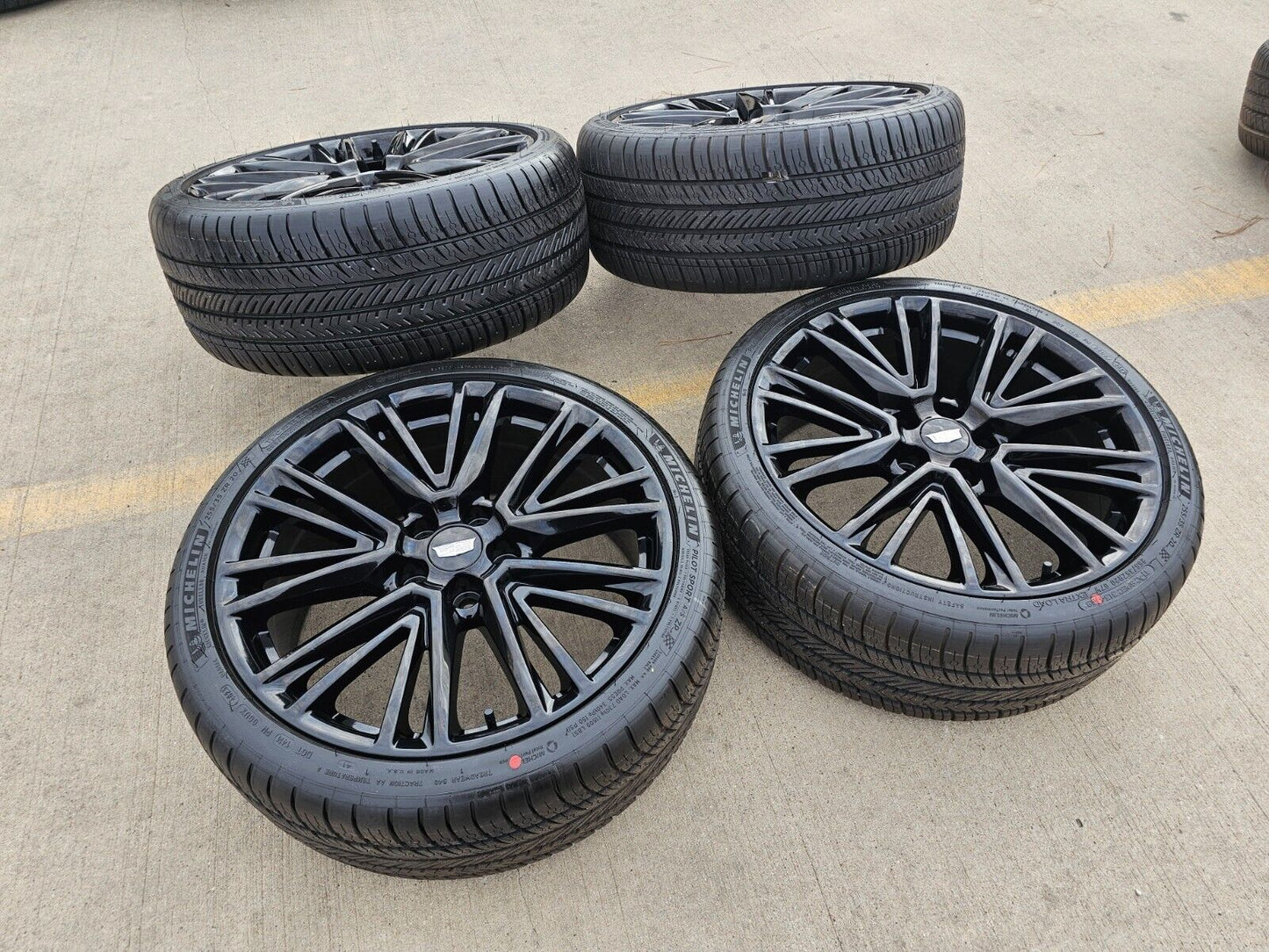 20" Cadillac CT5 OEM Black wheels rims 4843 tires 2021 2022 2023 2024 2025 NEW