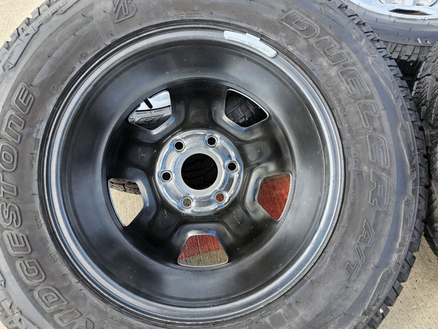 18" Dodge Ram 1500 OEM wheels rims tires BRIDGESTONE DUELER A/T NEW