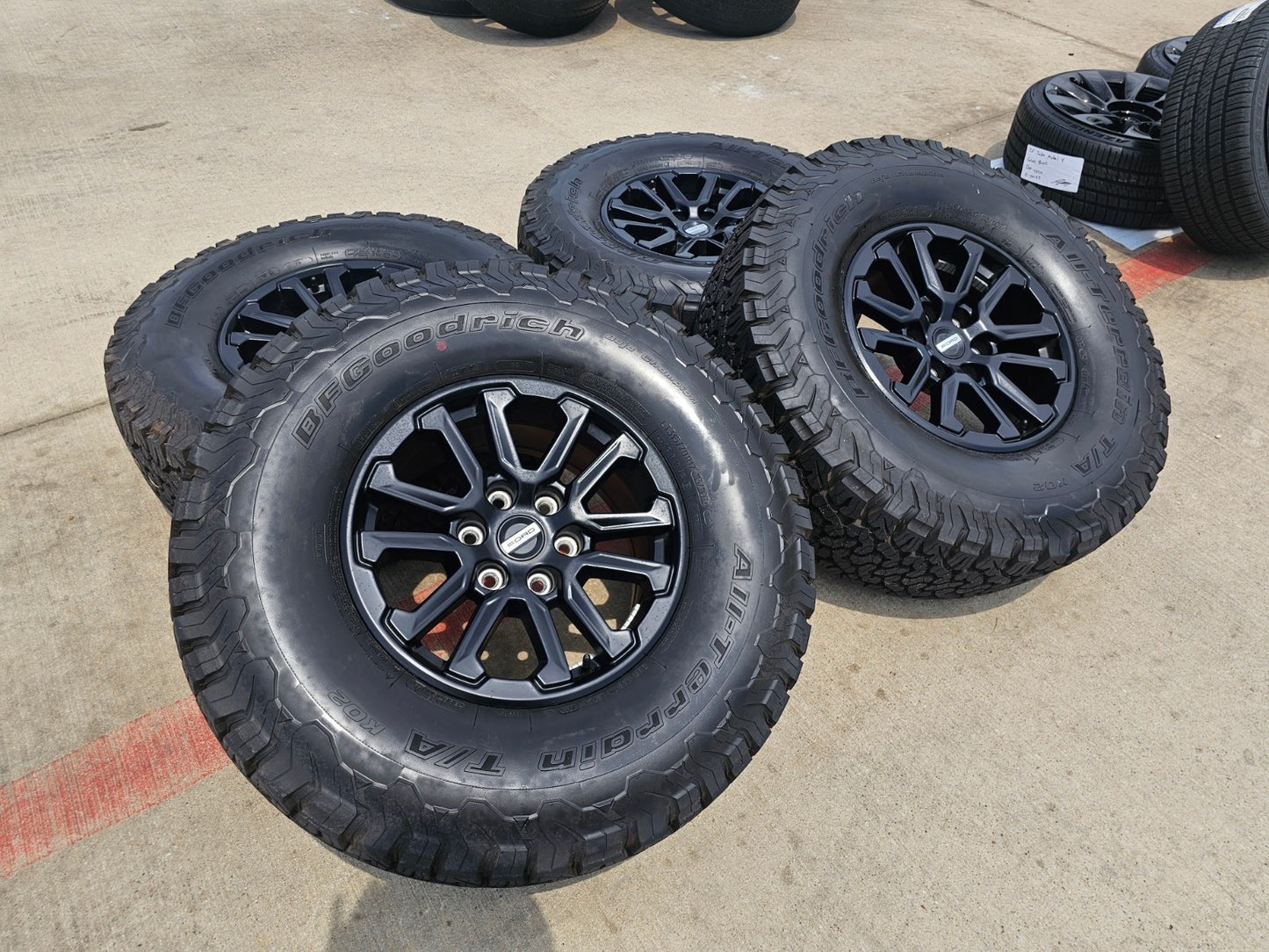 17" Ford F-150 Raptor OEM rims wheels Bronco 2023 2024 2025 2026 NEW BFG
