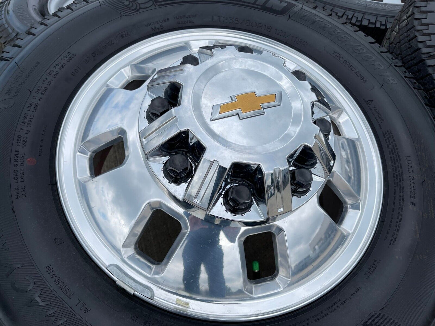 18" Chevy Silverado 3500 Dually rims wheels OEM GMC Sierra 8x210 2024 2025 NEW