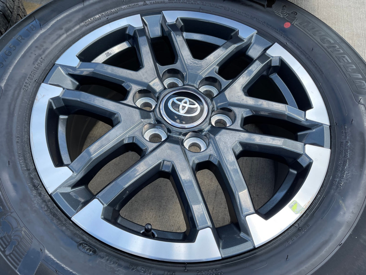 18" Toyota Tacoma 4Runner LIMITED OEM wheels rims tires 2024 2025 2026 NEW