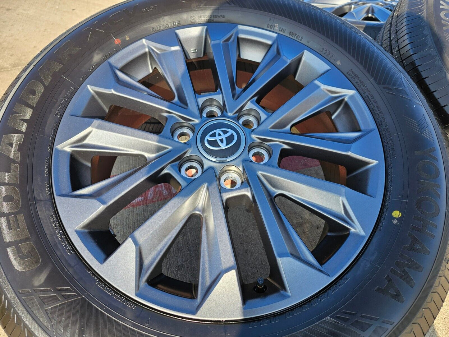 20" Toyota Land Cruiser OEM wheels rims tires Tundra Sequoia 2023 2024 2025 NEW