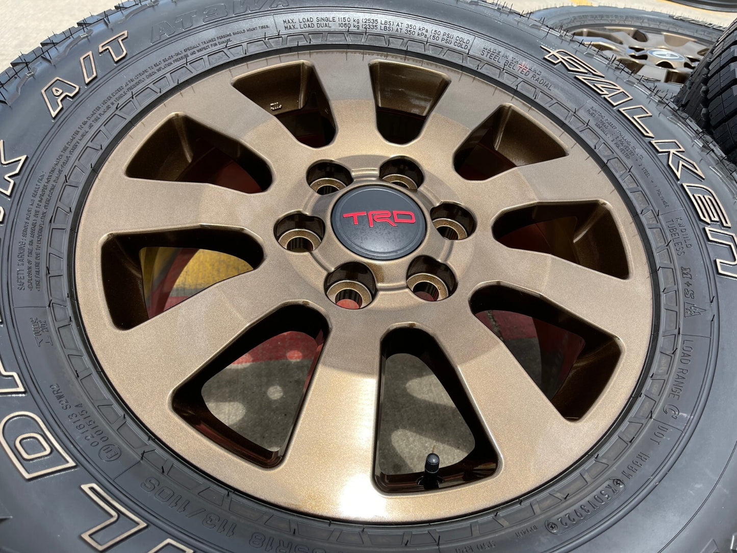 18" Toyota Land Cruiser OEM TRD wheels rims 95952 Tundra Sequoia BRONZE