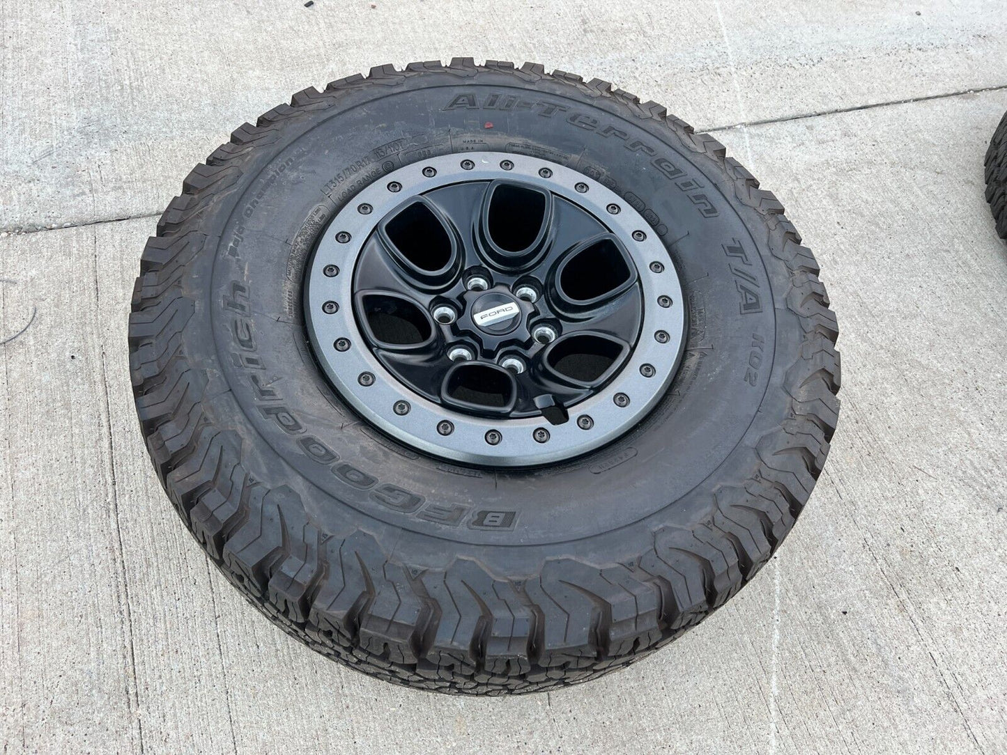 17" Ford F-150 Raptor OEM BEADLOCK 10459 95210 rim wheel BFG 2022 2023 2024 NEW