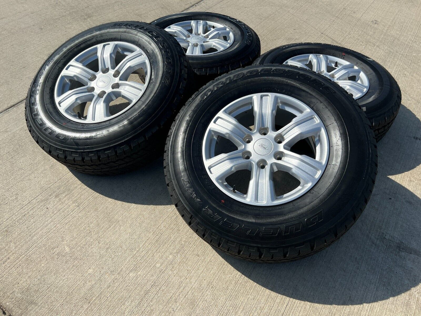17" Ford Ranger Bronco wheels rims 10228 tires silver 2021 2022 2023 2024 NEW