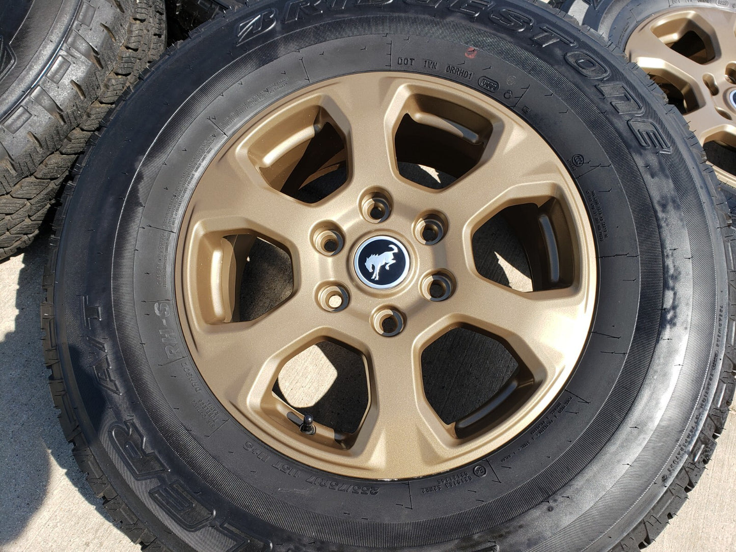 17" Ford Bronco HERITAGE wheels rims BRONZE tires NEW 10384 NEW