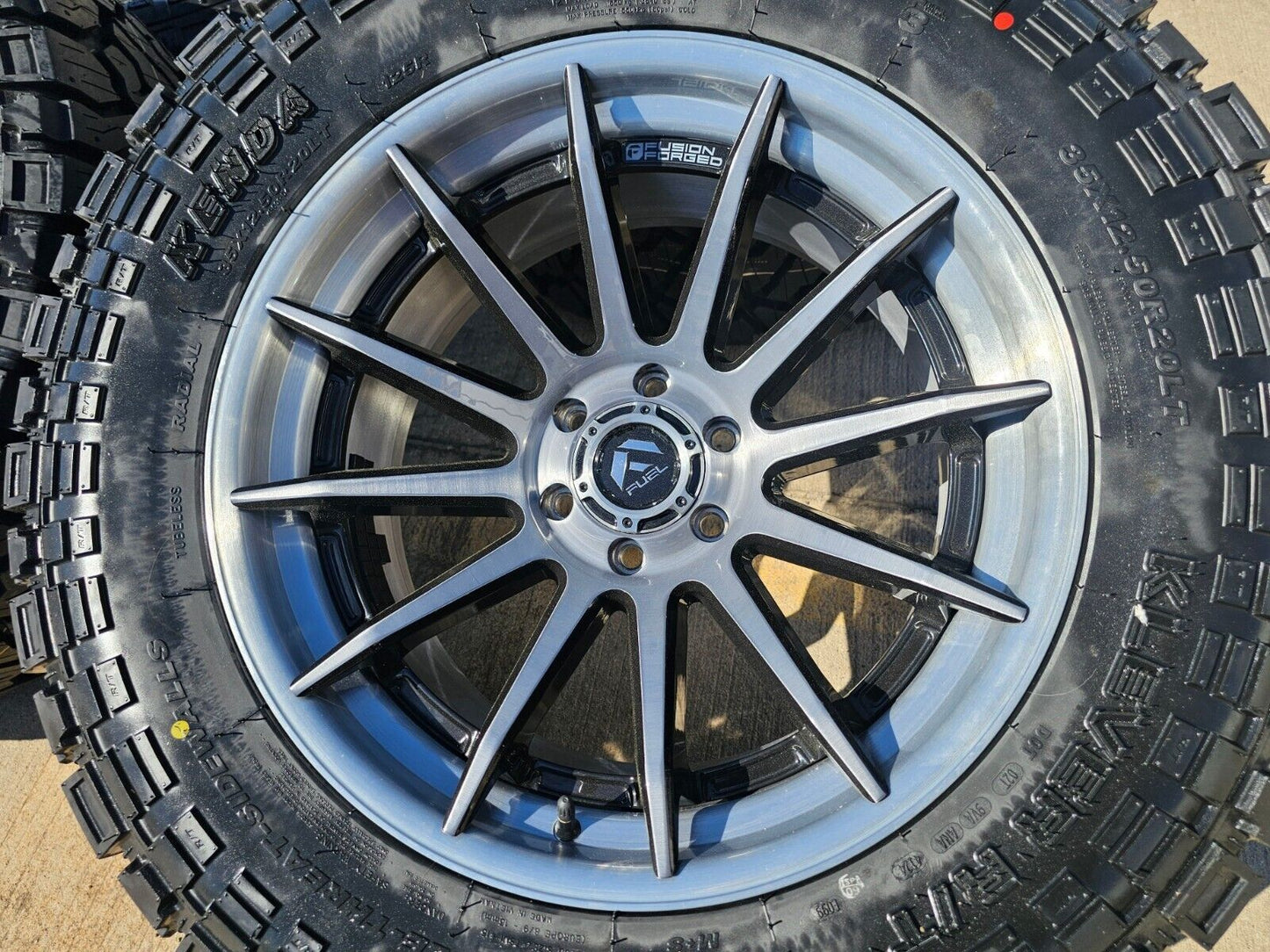 20x10 20" FUEL BURN FC403 Ford Expedition F-150 6x135 wheels rims tires 35" NEW!