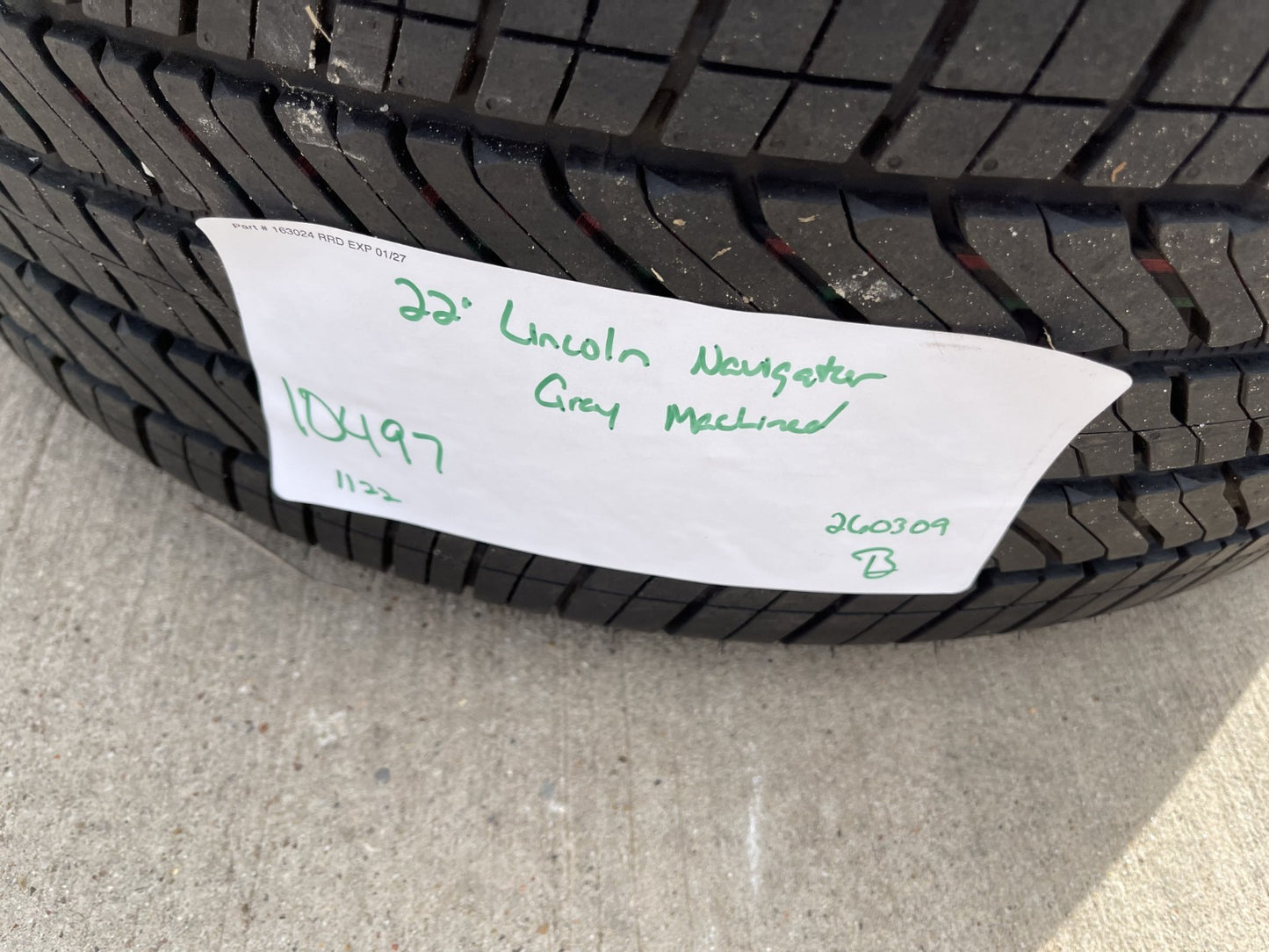 22" Lincoln Navigator BLACK LABEL OEM 10497 rims wheels BRIDGESTONE GREAT DEAL