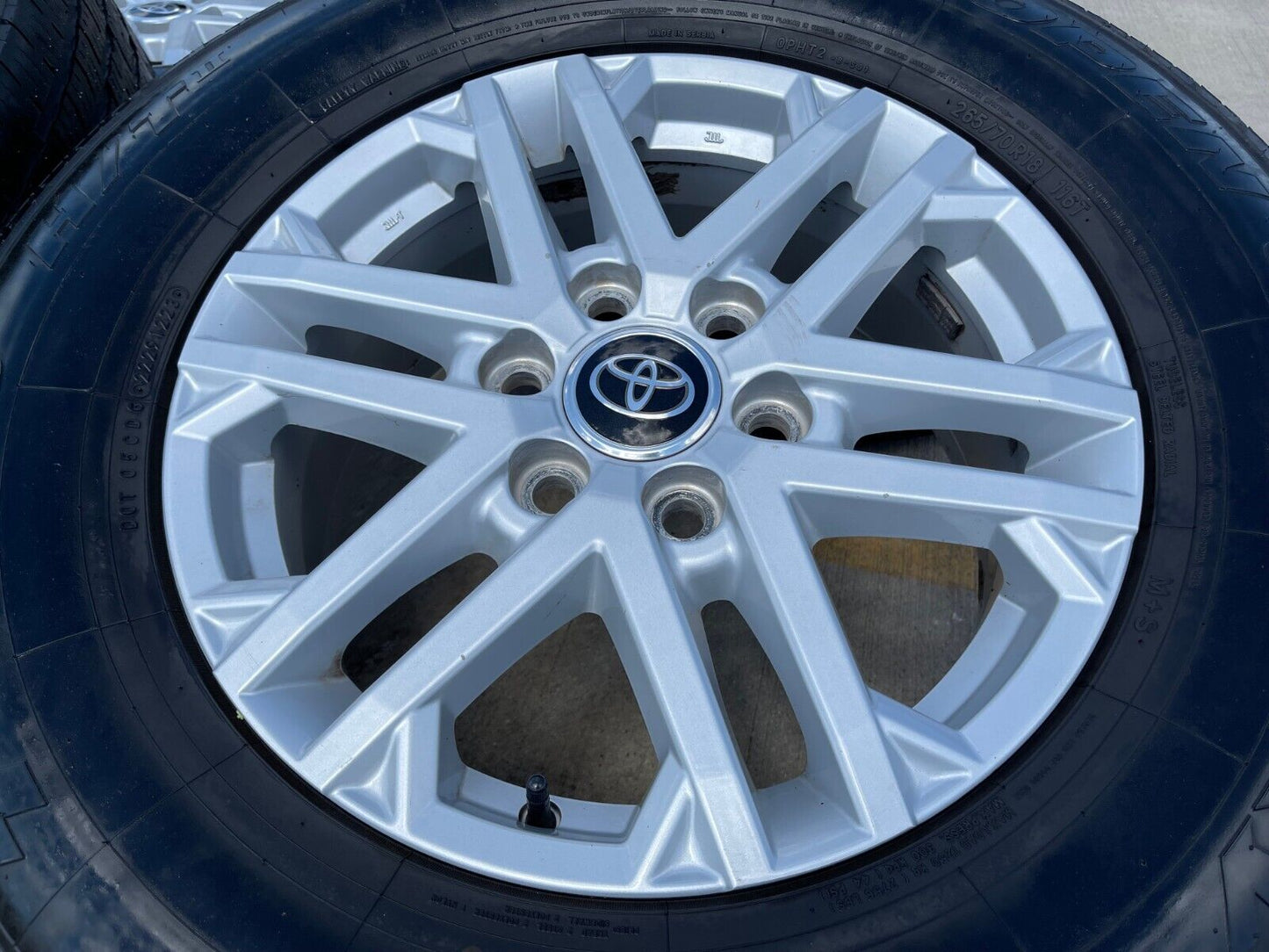 18" Toyota Tundra Sequoia OEM wheels rims tires 75281 LX600 2023 2024 2025