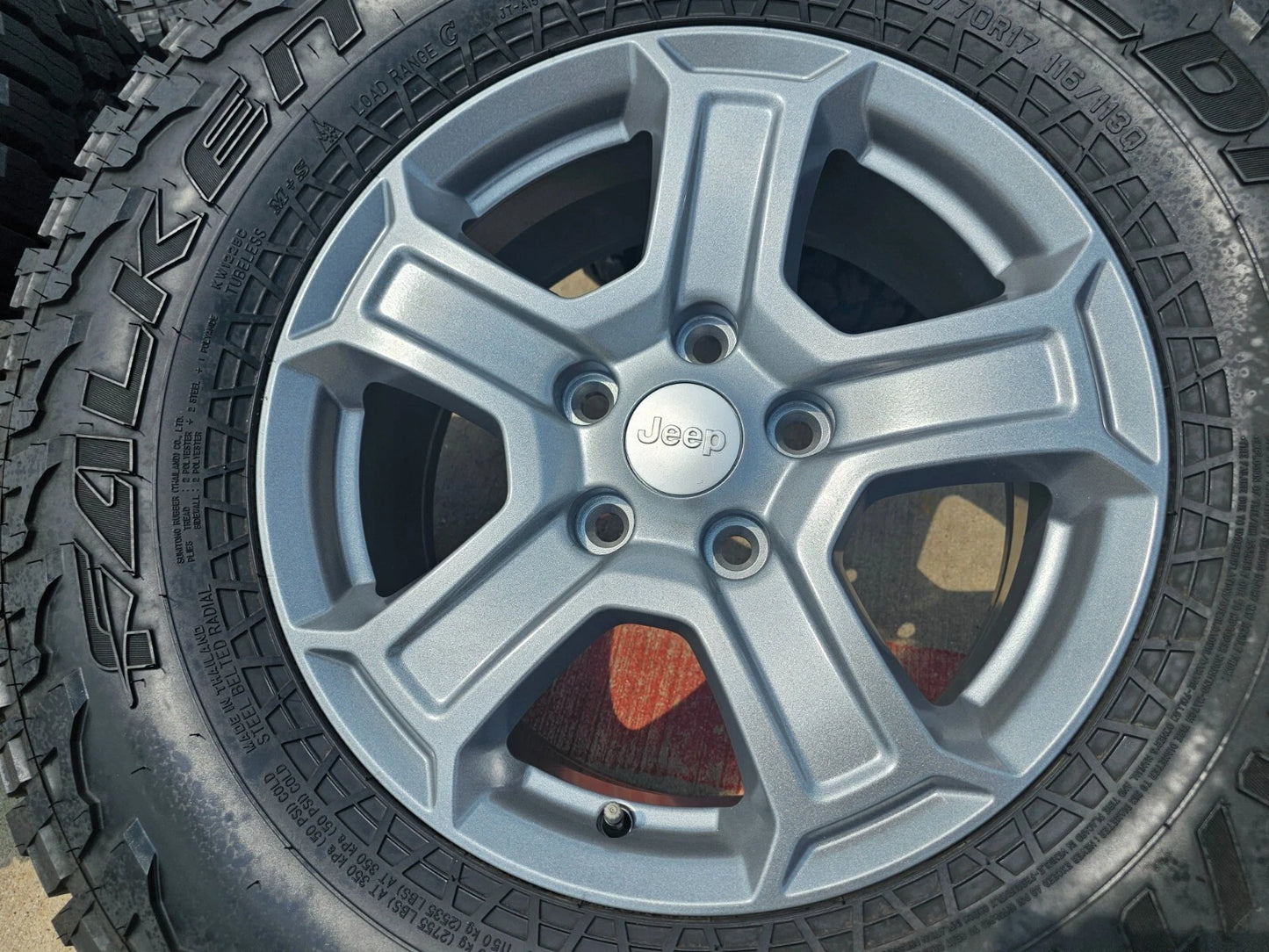 17" Jeep Wrangler Sport OEM wheels rims tires 9216 Gladiator