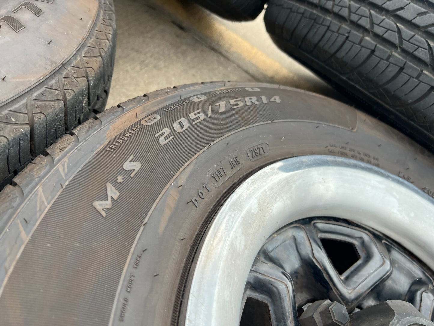 14" Chevy K1500 Blazer Old School Chevy wheels rims GMC tires 5x120 5x4.75