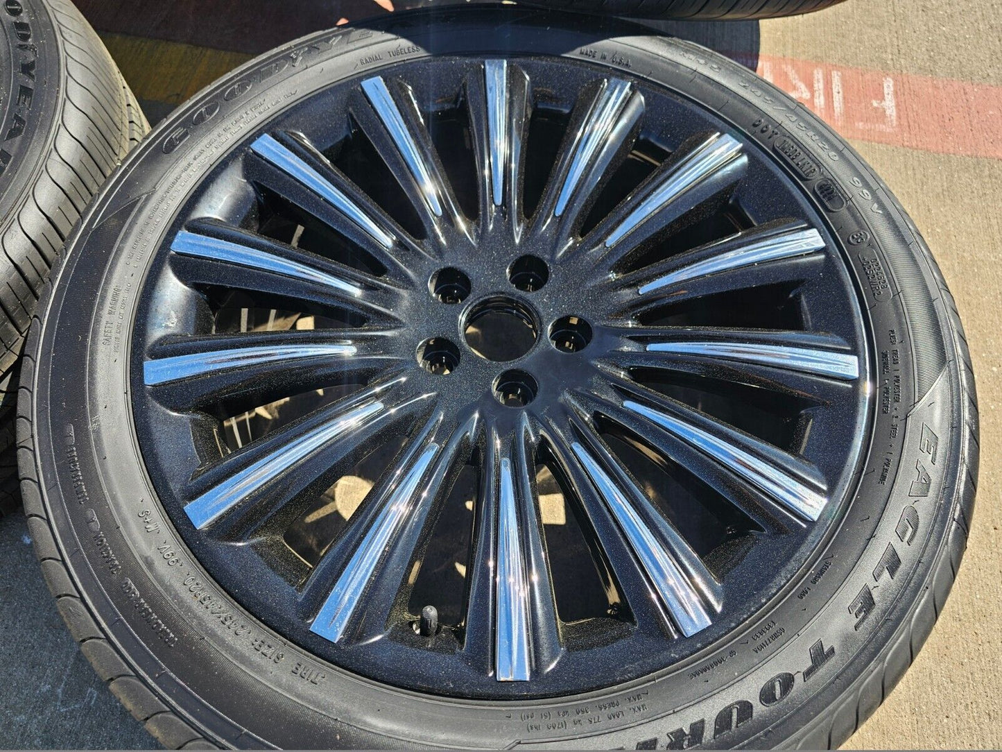 20" Lincoln MKS 3929 OEM rims wheels tires 2011 2012 2013 2014 2015 2016 NEW