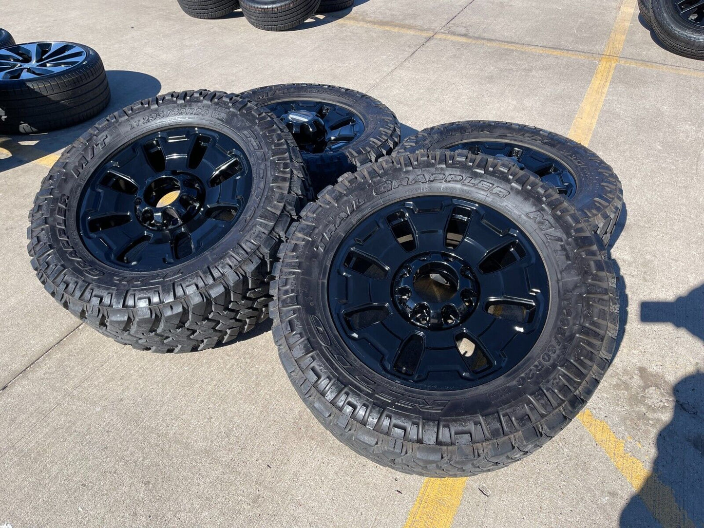 20" Ford F-250 F-350 OEM Limited Tremor 10487 wheels rims 2024 2025 NITTO 34"