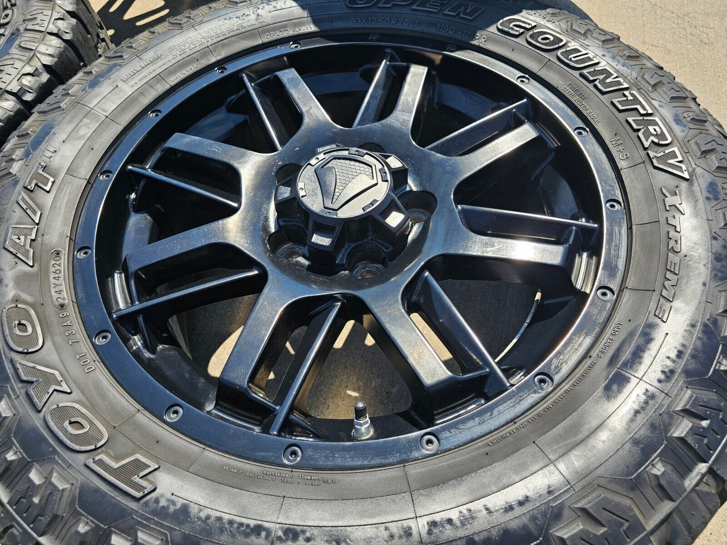 20" Toyota Tundra TSS TRD T Force OEM black wheels rims 5x150 tires
